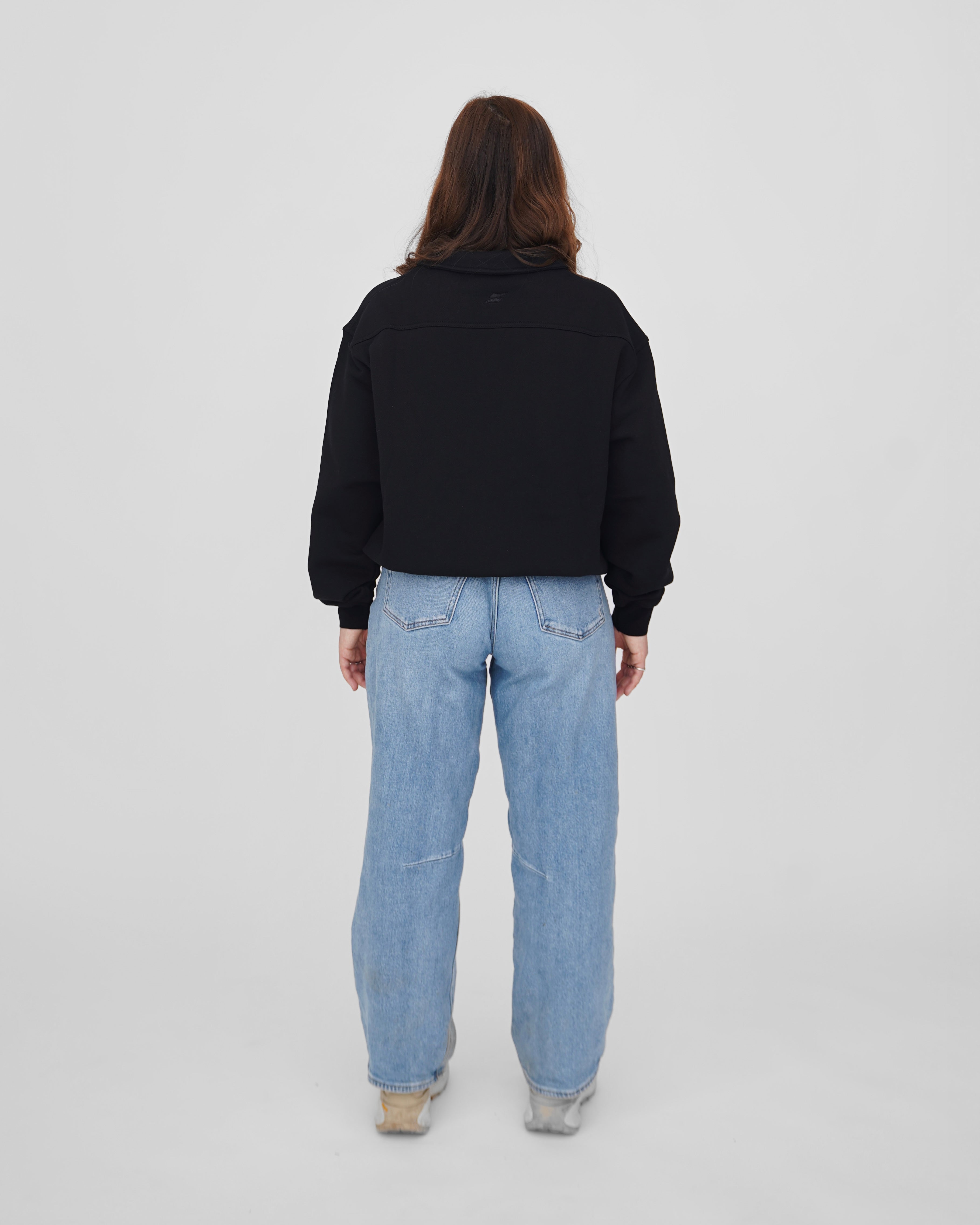 Loose Fit Button-Up Noir