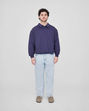 Loose Fit Button-up Bleu Marine