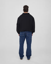 Loose Fit Button-Up Noir