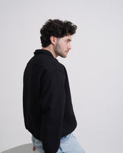 Loose Fit Button-Up Noir